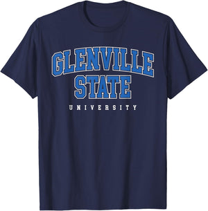 Glenville State University Retro Men Women T-Shirt - T-Shirt | Navy