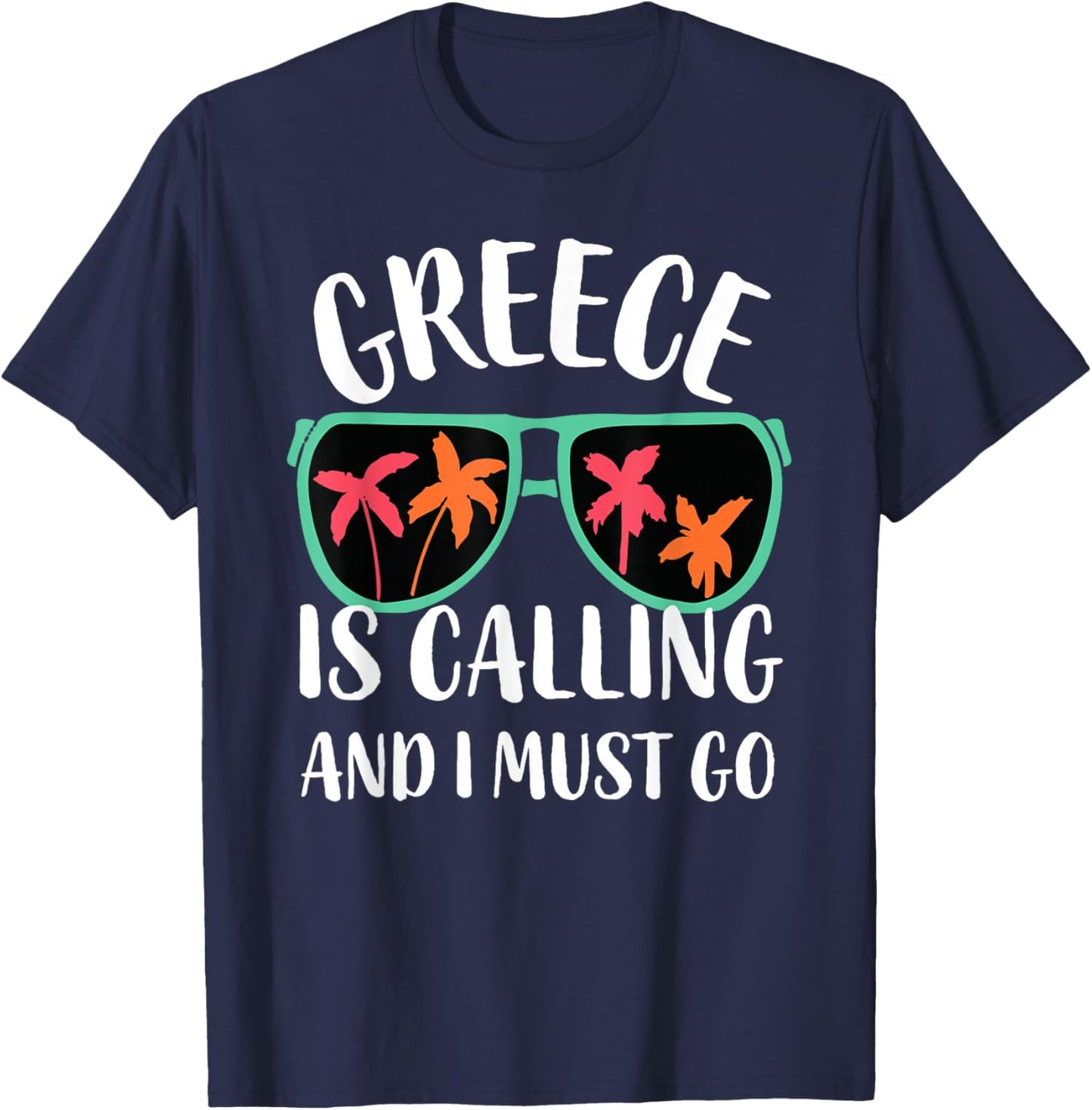 Greece Is Calling and I Must Go And Kids T-Shirt - T-Shirt | Navy