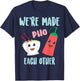 Funny We're Made Pho Each Other | Cute Pho And Sriracha Gift T-Shirt - T-Shirt | Navy