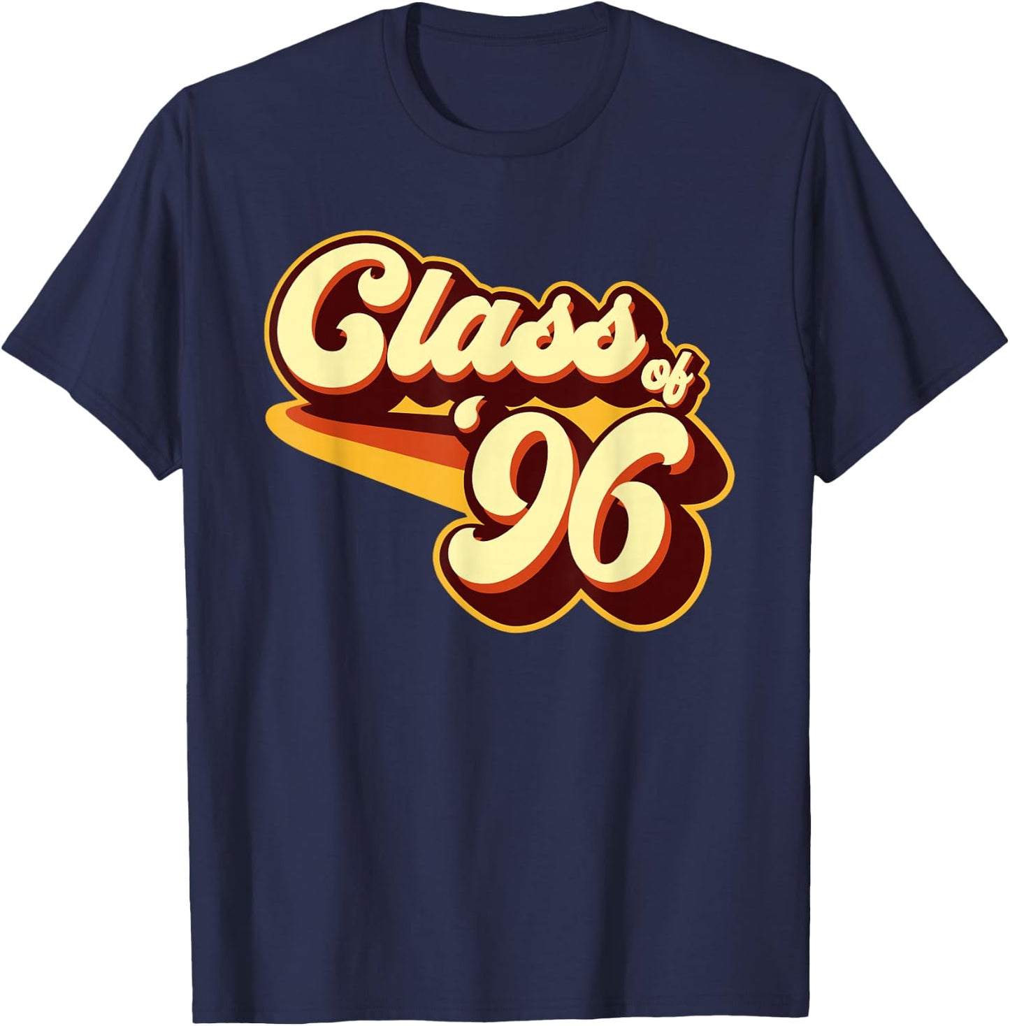 Class of 96 Reunion Retro 1996 T-Shirt - T-Shirt | Navy