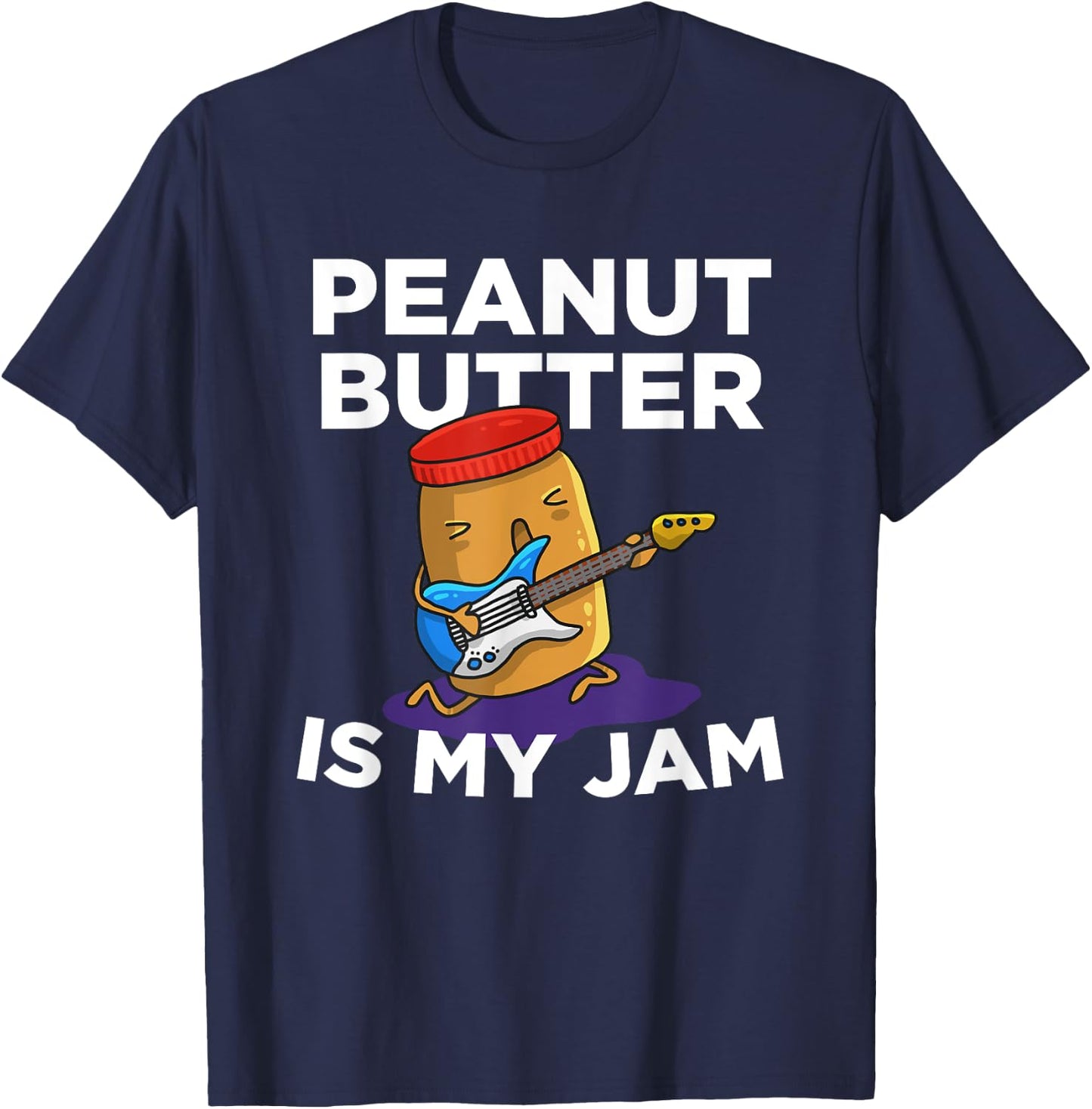 Peanut Butter Is My Jam for Breakfast Gang T-Shirt - T-Shirt | Navy