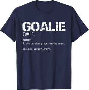 Goalie Definition Soccer Goalie T-Shirt - T-Shirt | Navy