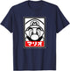 Super Mario World Black & White Close Up Red Kanji Mario T-Shirt - T-Shirt | Navy