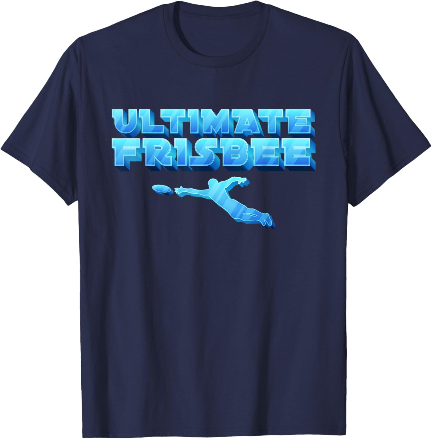 Ultimate Frisbee Player Disc Golf Men Women IX T-Shirt - T-Shirt | Navy
