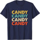 Candy Name T-Shirt - T-Shirt | Navy