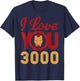Marvel Avengers Endgame Iron Man I Love You 3000 Helmet Logo T-Shirt - T-Shirt | Navy