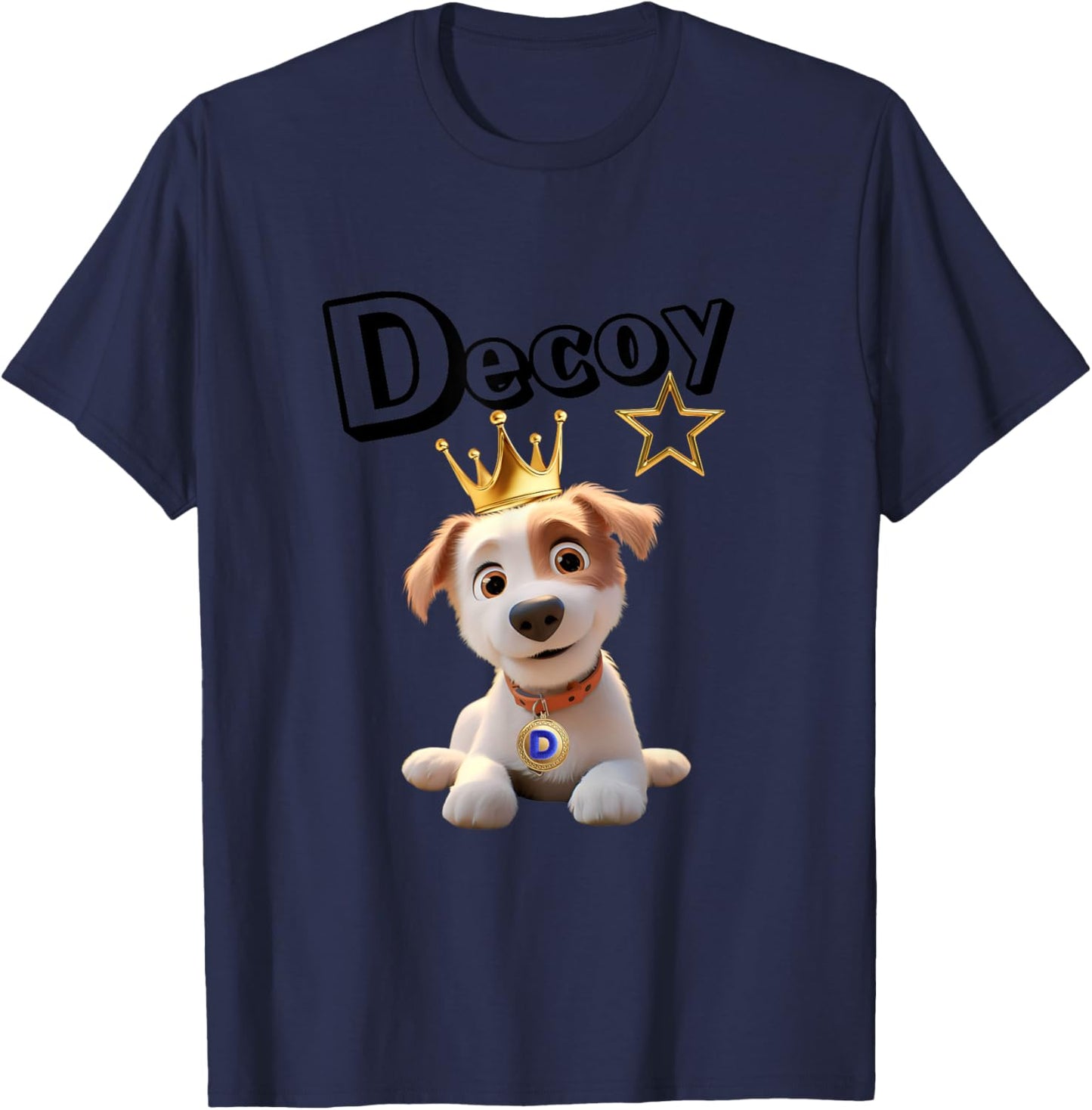 Decopin, Decoy, Dog Shirt, No.17, Otani, Pet Dog, Koi Kerhondier, Baseball Game, DEKOPIN, Decoy T-Shirt - T-Shirt | Navy