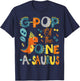 G-Pop Of The One-A-Saurus 1St Birthday Dinosaur Party T-Shirt - T-Shirt | Navy