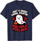 Sassy Ghoul Fighting Multiple Myeloma Halloween Cute Ghost T-Shirt - T-Shirt | Navy