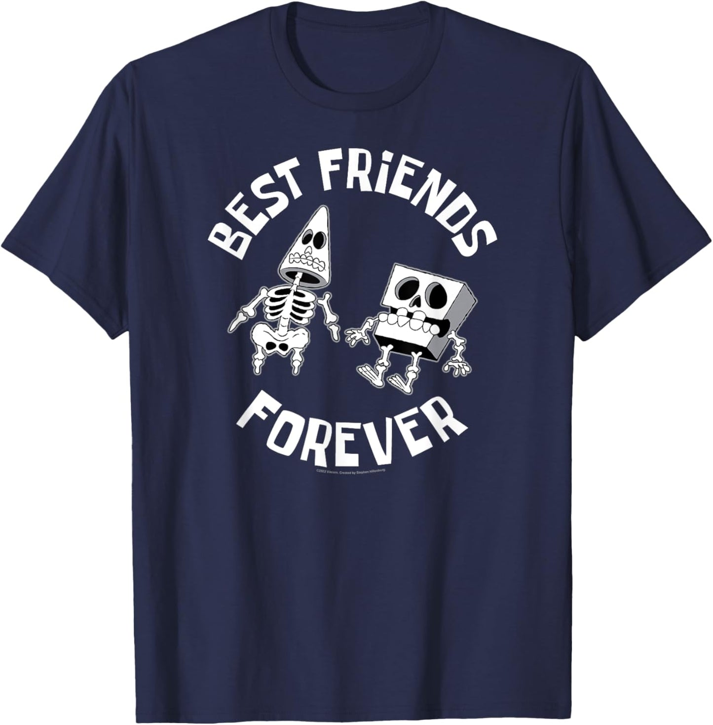 SpongeBob SquarePants - Patrick Star Best Friends Forever T-Shirt - T-Shirt | Navy