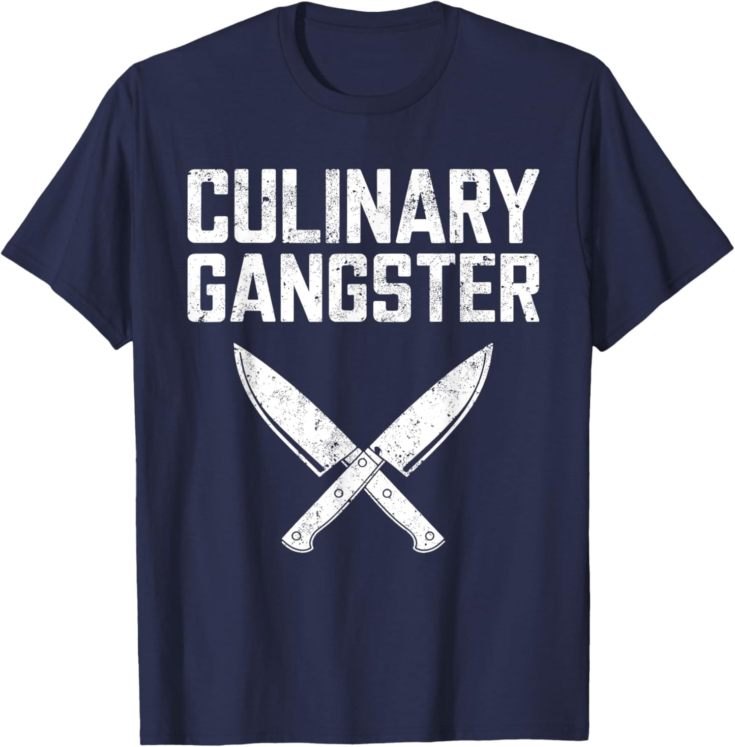 Culinary Gangster Shirt Men Women Culinary Chef Cooking T-Shirt - T-Shirt | Navy
