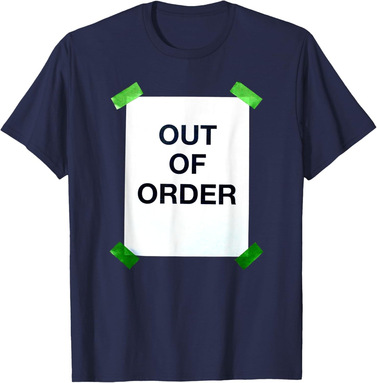 Out of Order T-Shirt - T-Shirt | Navy