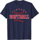 Alabama Softball Vintage Kids Team Retro Softball Fan T-Shirt - T-Shirt | Navy