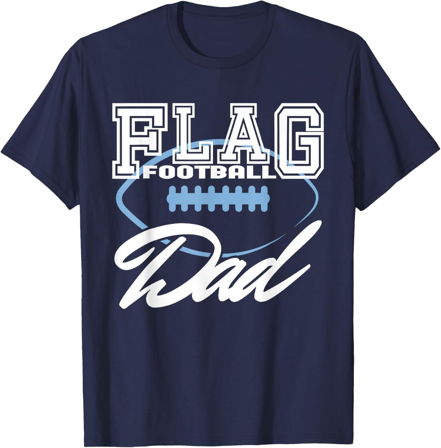 Football Dad Flag T-Shirt - T-Shirt | Navy