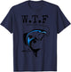 WTF Where's The Fish? - Sarcastic Angling Fish Gift T-Shirt - T-Shirt | Navy