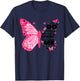 Philippians 4 13 Butterfly Christ Bible Verse Gift T-Shirt - T-Shirt | Navy