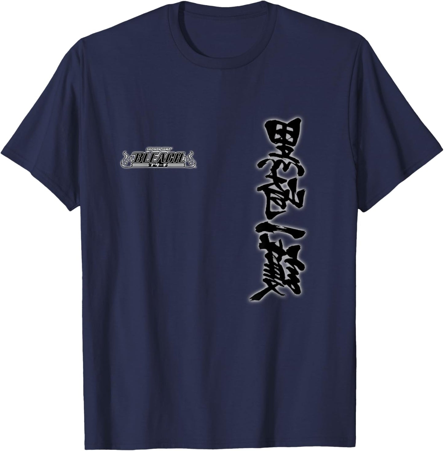 Bleach Ichicho Reverse with Glow Front and Back Anime T-Shirt - T-Shirt | Navy