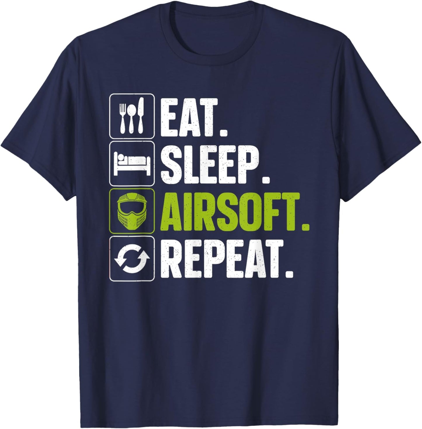 Funny Airsoft Design Women Airsoft Player Airsoft T-Shirt - T-Shirt | Navy
