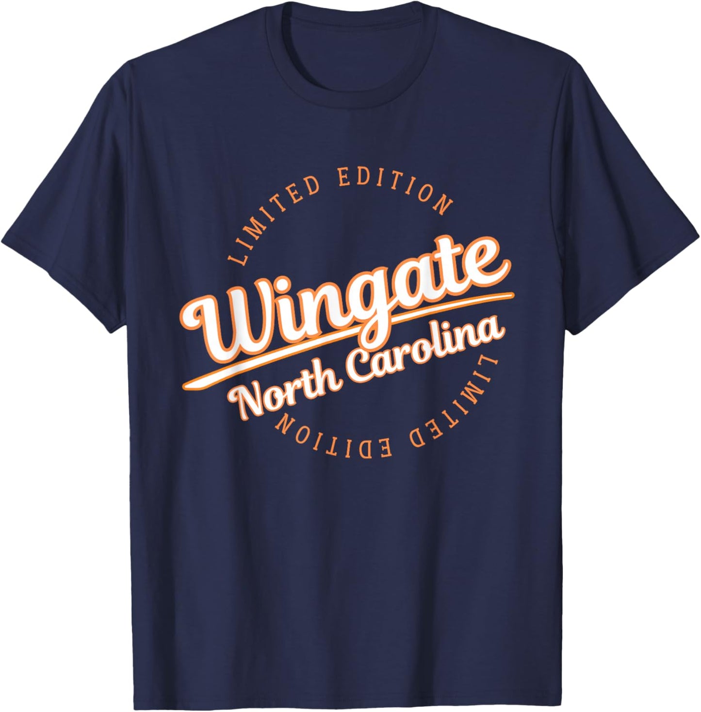 Retro Athletic Wingate NC Apparel T-Shirt - T-Shirt | Navy