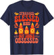 Hot Sauces Stressed Blessed And Hot Sauced Obsessed T-Shirt - T-Shirt | Navy