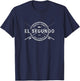 El Segundo CA Vintage Crossed Fishing Rods T-Shirt - T-Shirt | Navy