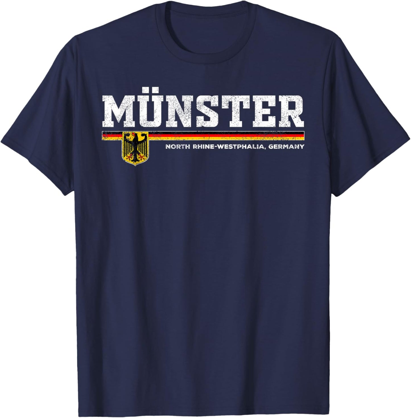 Munster Germany / Deutschland T-Shirt - T-Shirt | Navy