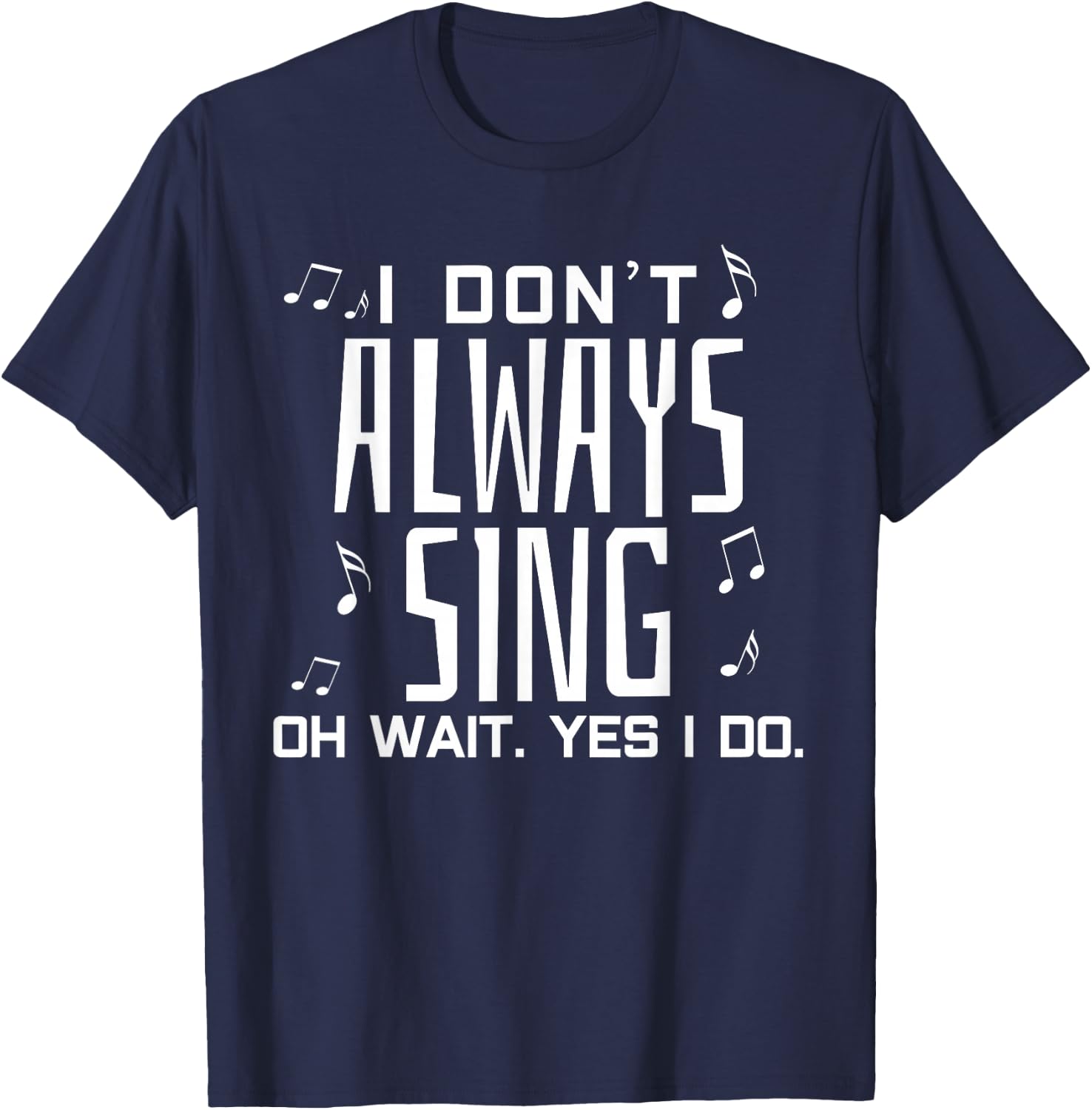 Broadway Theatre Vocal Music T-Shirt - T-Shirt | Navy