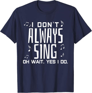 Broadway Theatre Vocal Music T-Shirt - T-Shirt | Navy