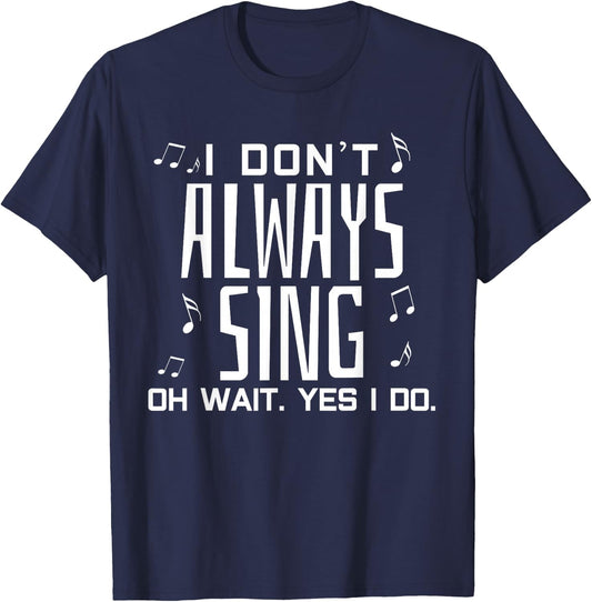 Broadway Theatre Vocal Music T-Shirt - T-Shirt | Navy