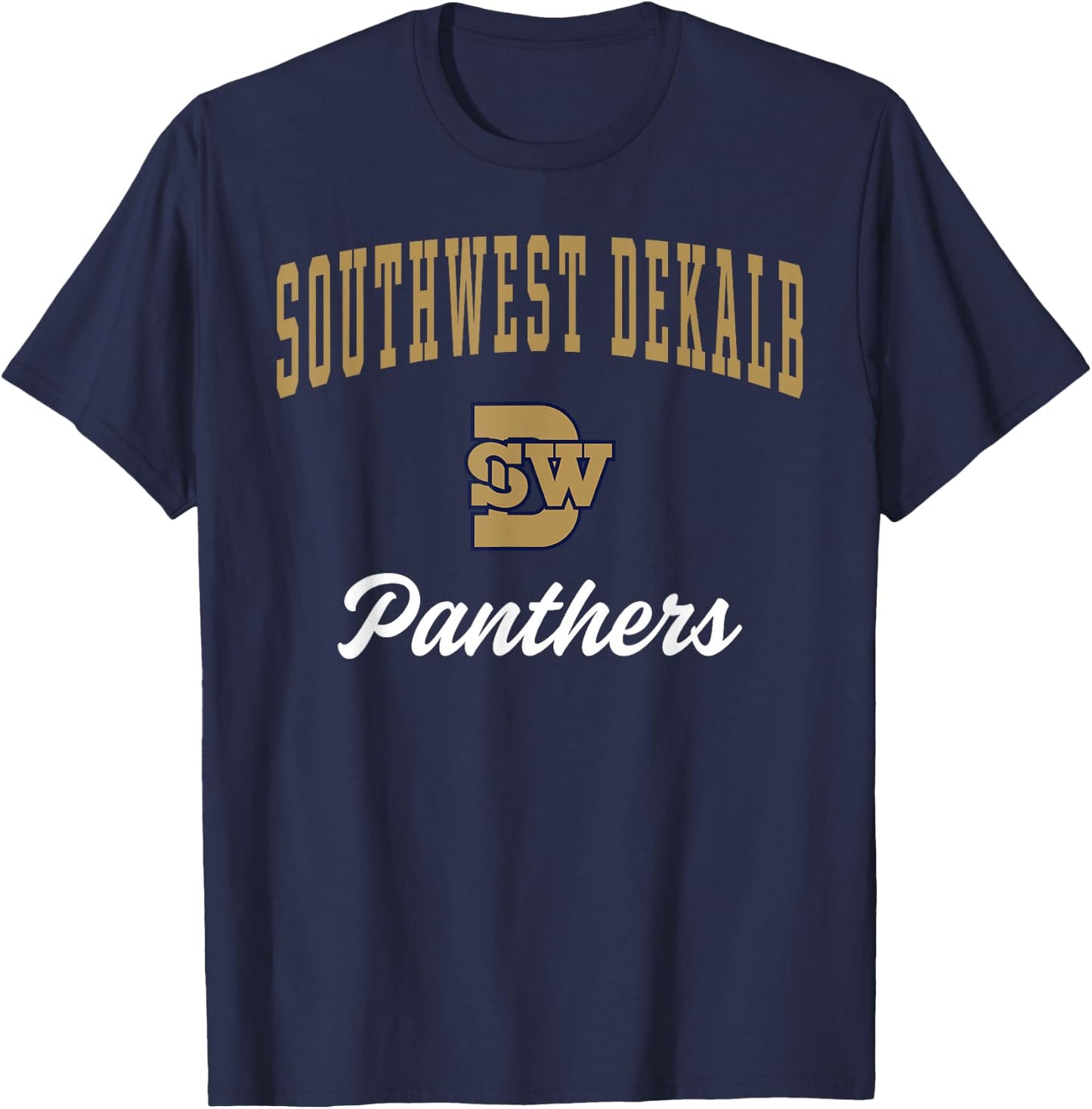 Southwest Dekalb High School Panthers T-Shirt - T-Shirt | Navy