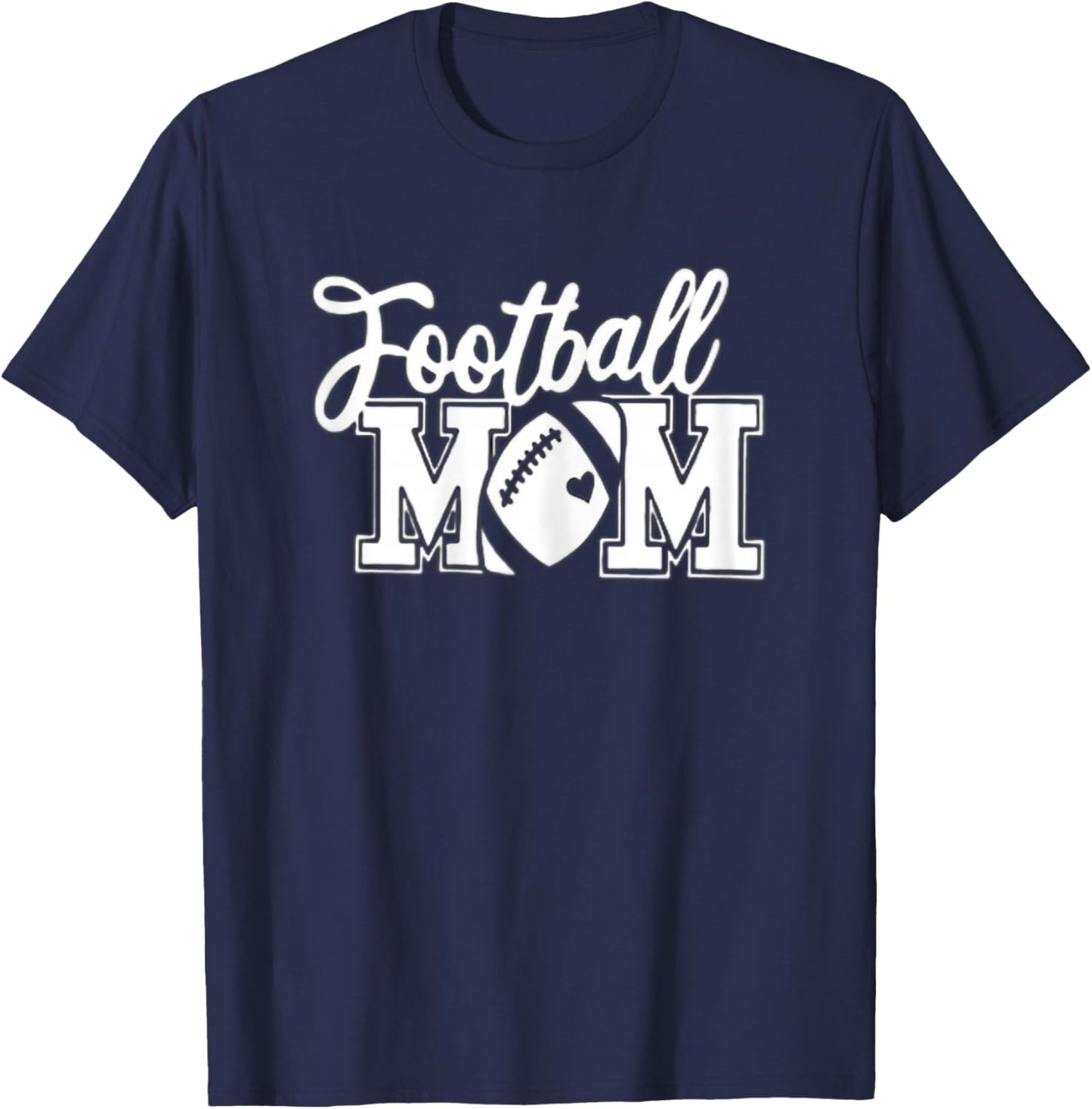 Football Mom | Senior Football Mom T-Shirt - T-Shirt | Navy
