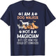 I Am A Dog Walker Best Dog Walker Professional Dog Walker Women T-Shirt - T-Shirt | Navy