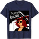 Alien Area 51 Nevada Janet Airlines Shirt Top T-Shirt - T-Shirt | Navy