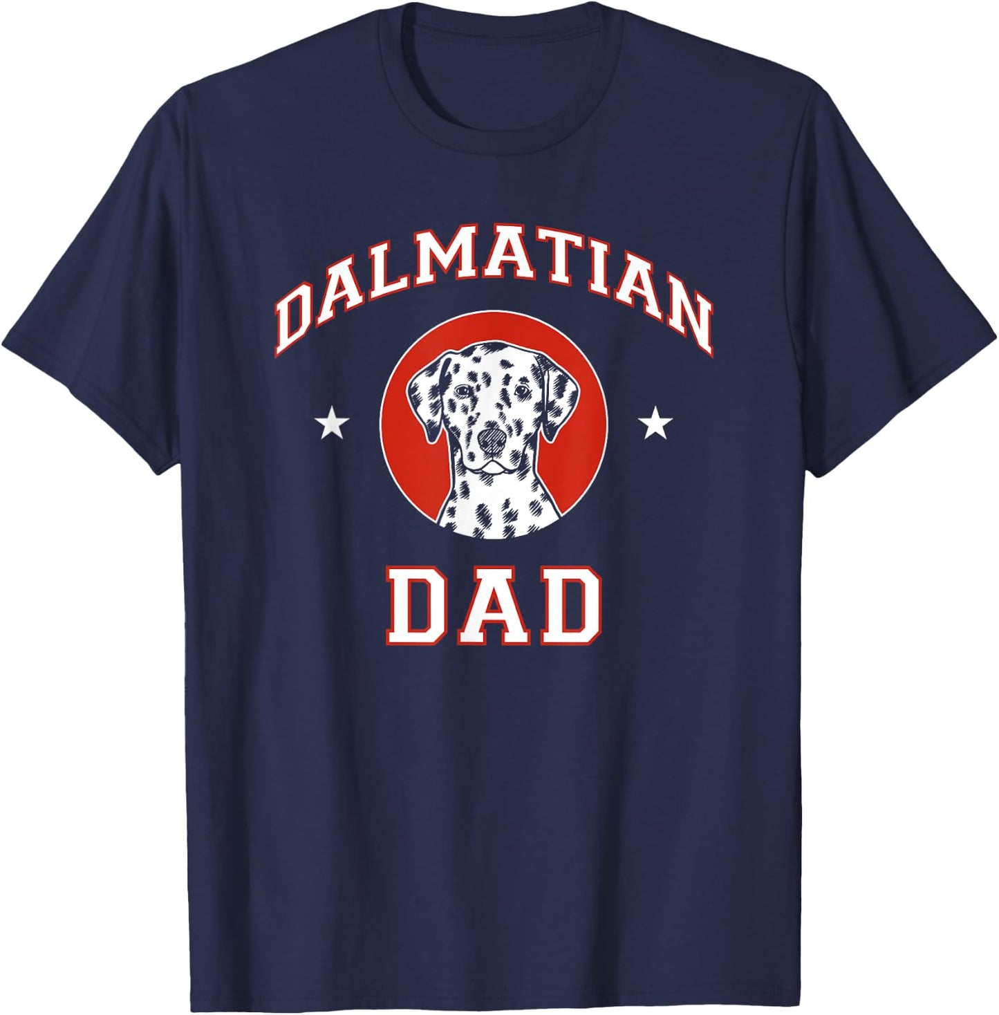Dalmatian Dad Dog Father Women Girls Kids T-Shirt - T-Shirt | Navy