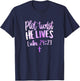 Plot Twist He Lives Jesus Christ Easter Easter Christian T-Shirt - T-Shirt | Navy