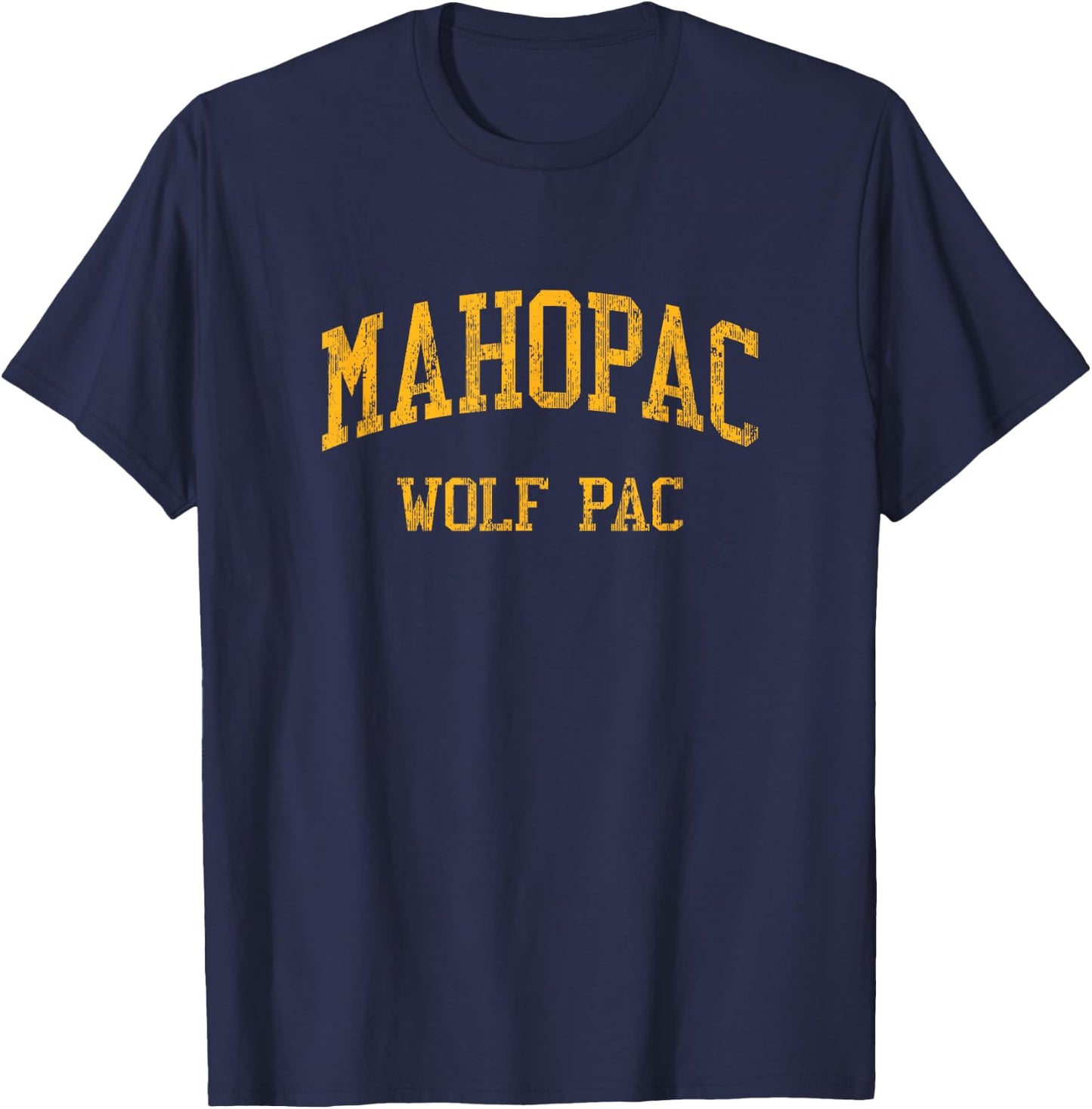 Mahopac High School HS Mahopac NY Vintage Sports T-Shirt - T-Shirt | Navy