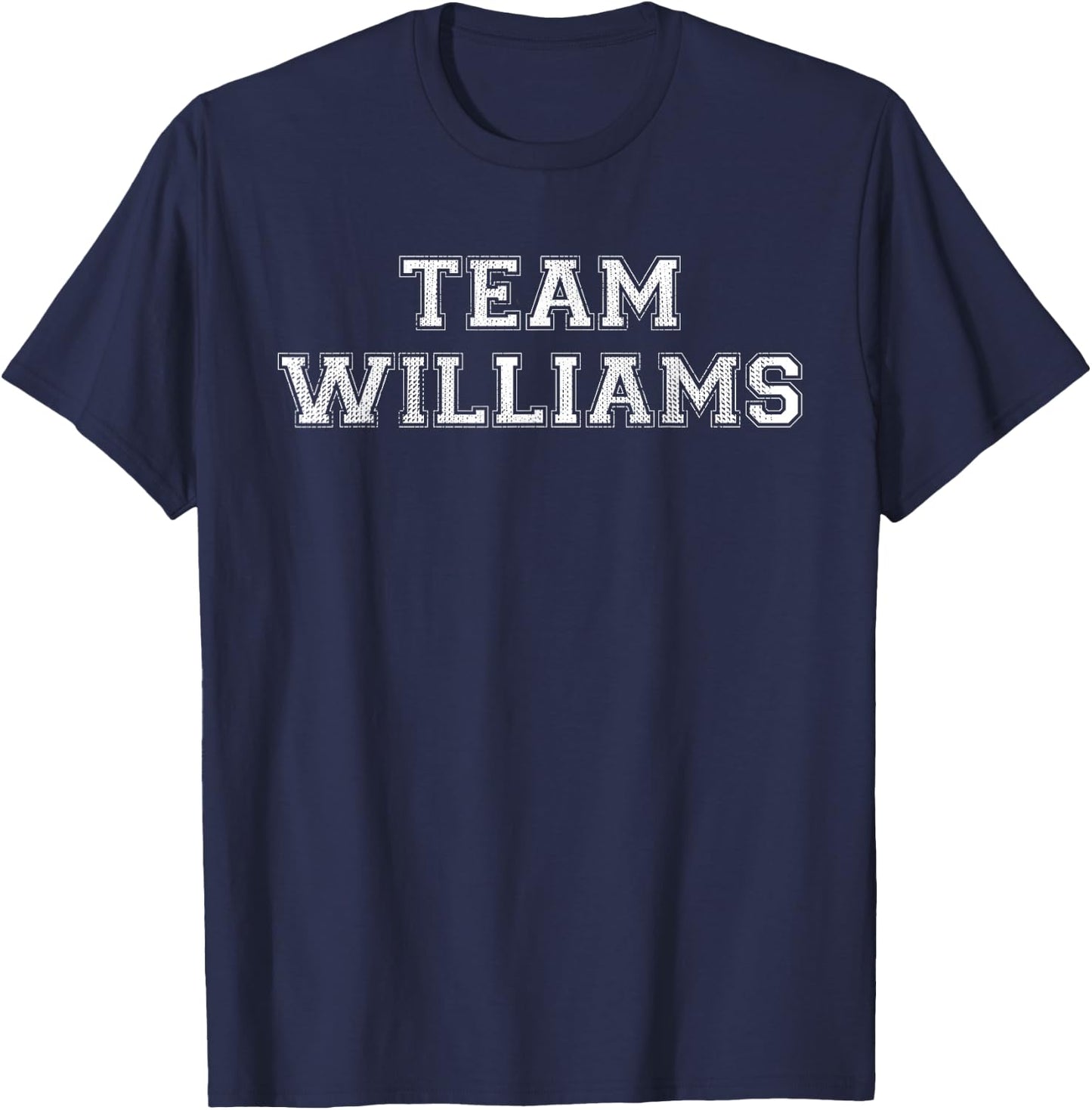 Funny Family Sports Team Williams Last Name Williams T-Shirt - T-Shirt | Navy