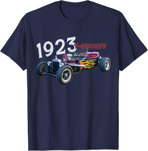 1923 23 T-Bucket Blown Hot Rod Classic Car T-Shirt - T-Shirt | Navy