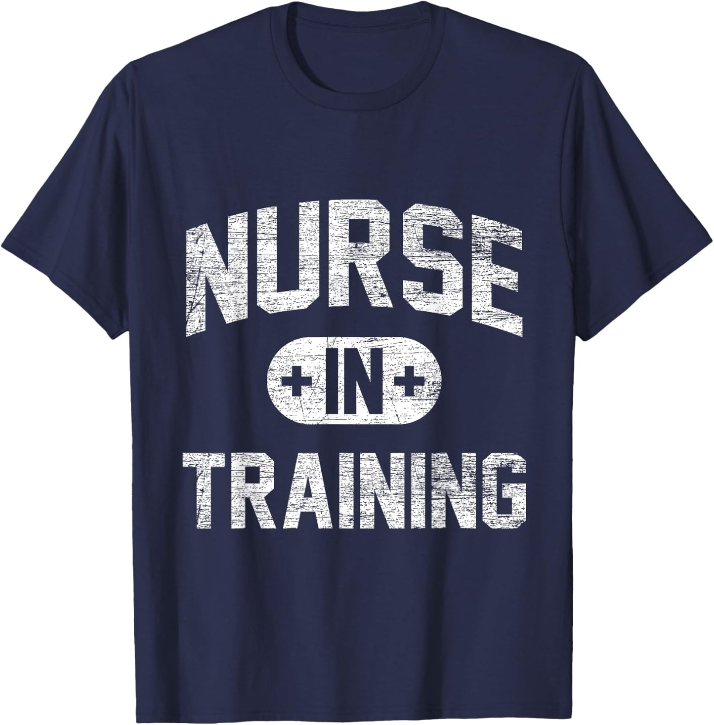 Nurse In Training - Vintage Gifts Nursing Student Nurse T-Shirt - T-Shirt | Navy