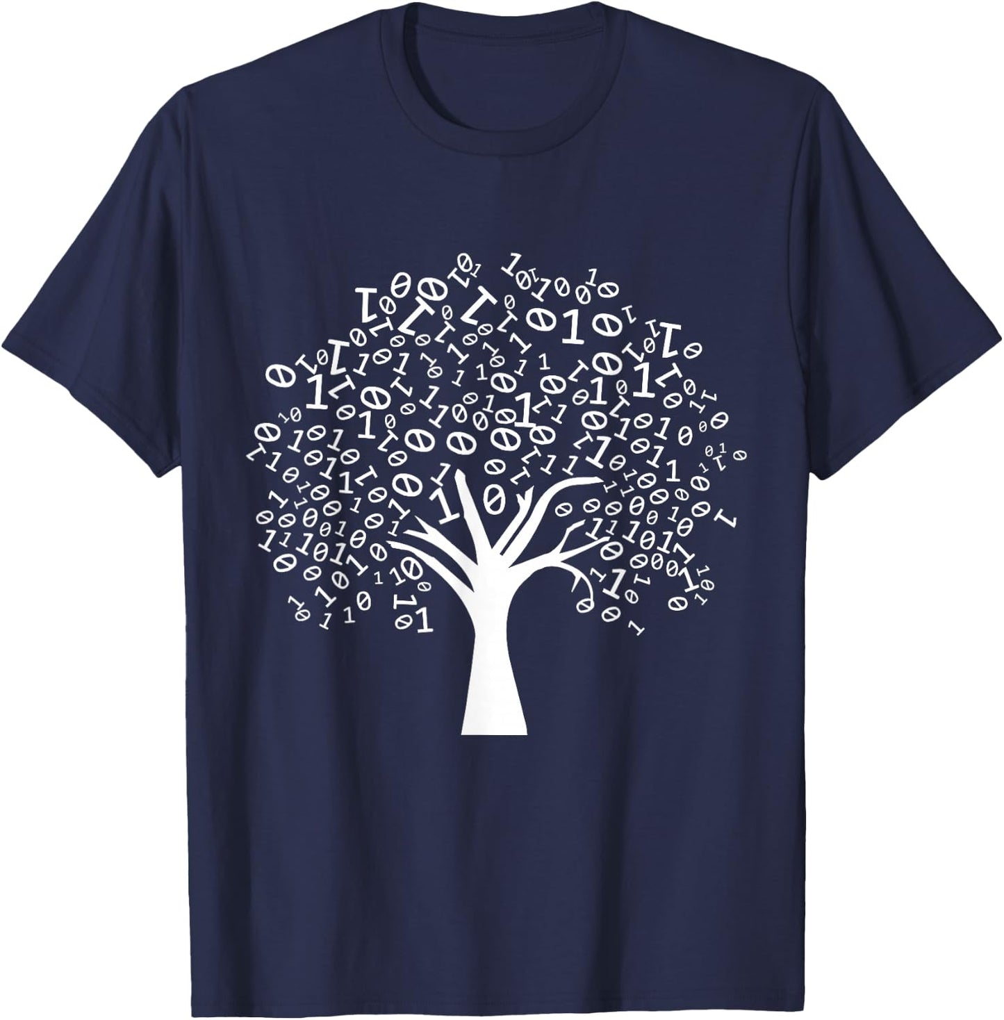 Binary Tree Computer Science Coding Programmer T-Shirt - T-Shirt | Navy