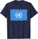 United Nations Flag T-Shirt - T-Shirt | Navy