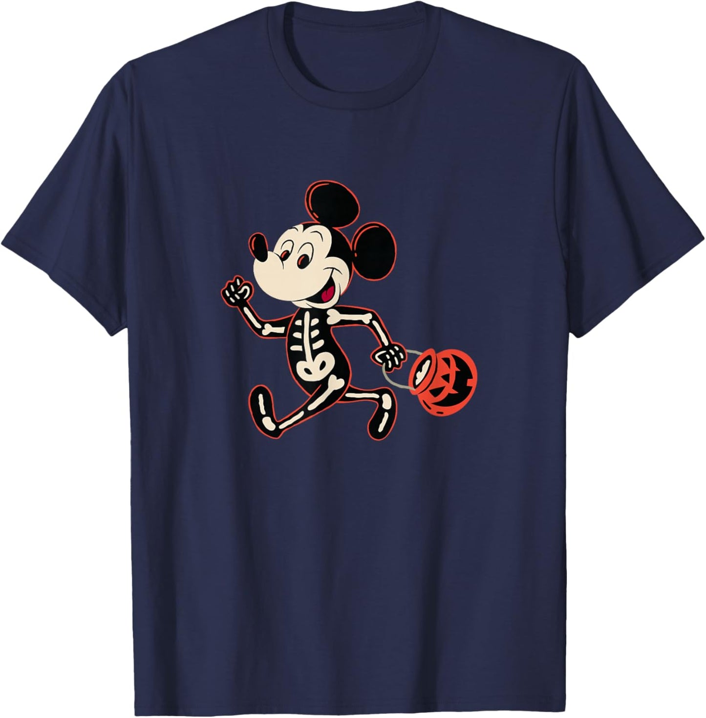 Disney Mickey and Friends Halloween Skeleton Costume Walk T-Shirt - T-Shirt | Navy
