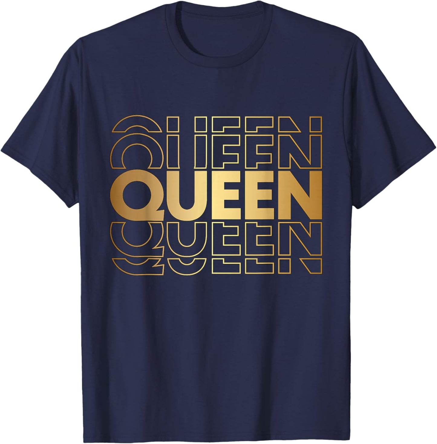 Queen Queen Queen T-Shirt - T-Shirt | Navy