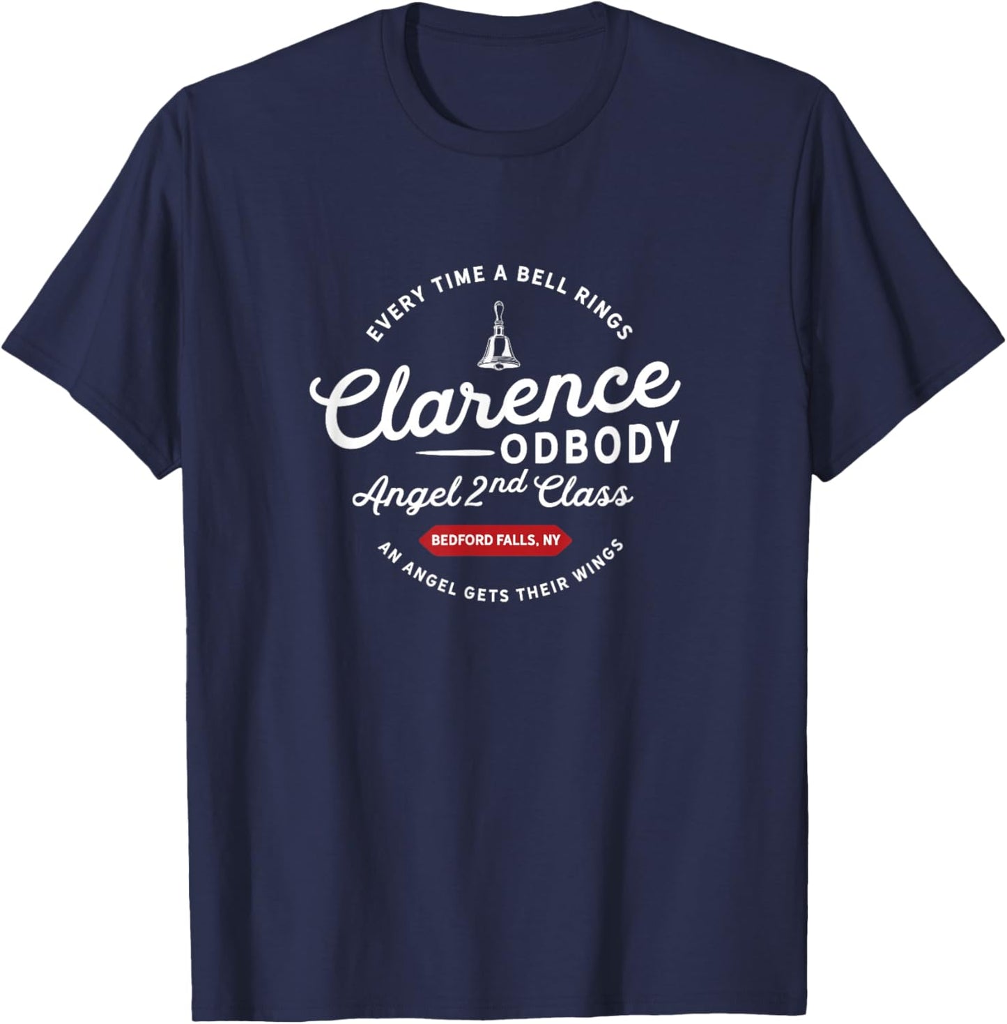 Clarence Odbody, Angel Second Class. Classic T-Shirt - T-Shirt | Navy