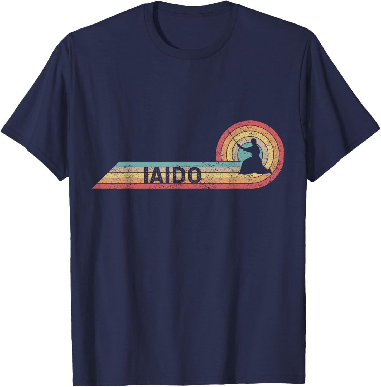 Retro Iaido Vintage Player Film Strip T-Shirt - T-Shirt | Navy