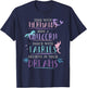 Cute Mermaid Unicorn Fairy Enchanted Girls T-Shirt - T-Shirt | Navy