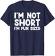 Funny Short People Art Women Short Girl Short People T-Shirt - T-Shirt | Navy