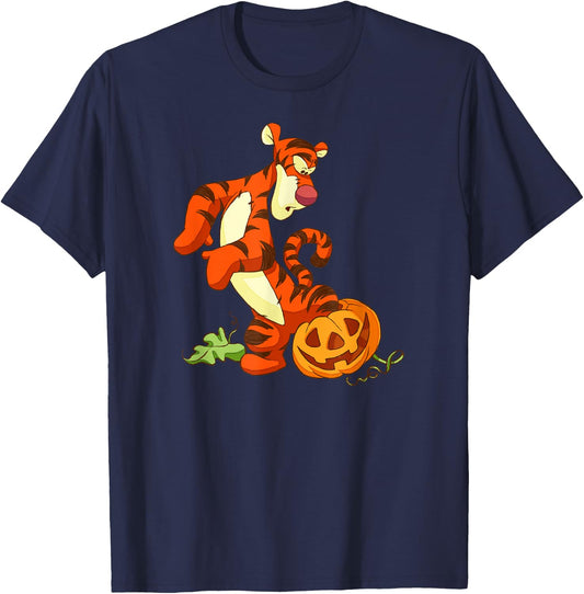 Disney - Halloween Accidents Happen Tigger T-Shirt - T-Shirt | Navy