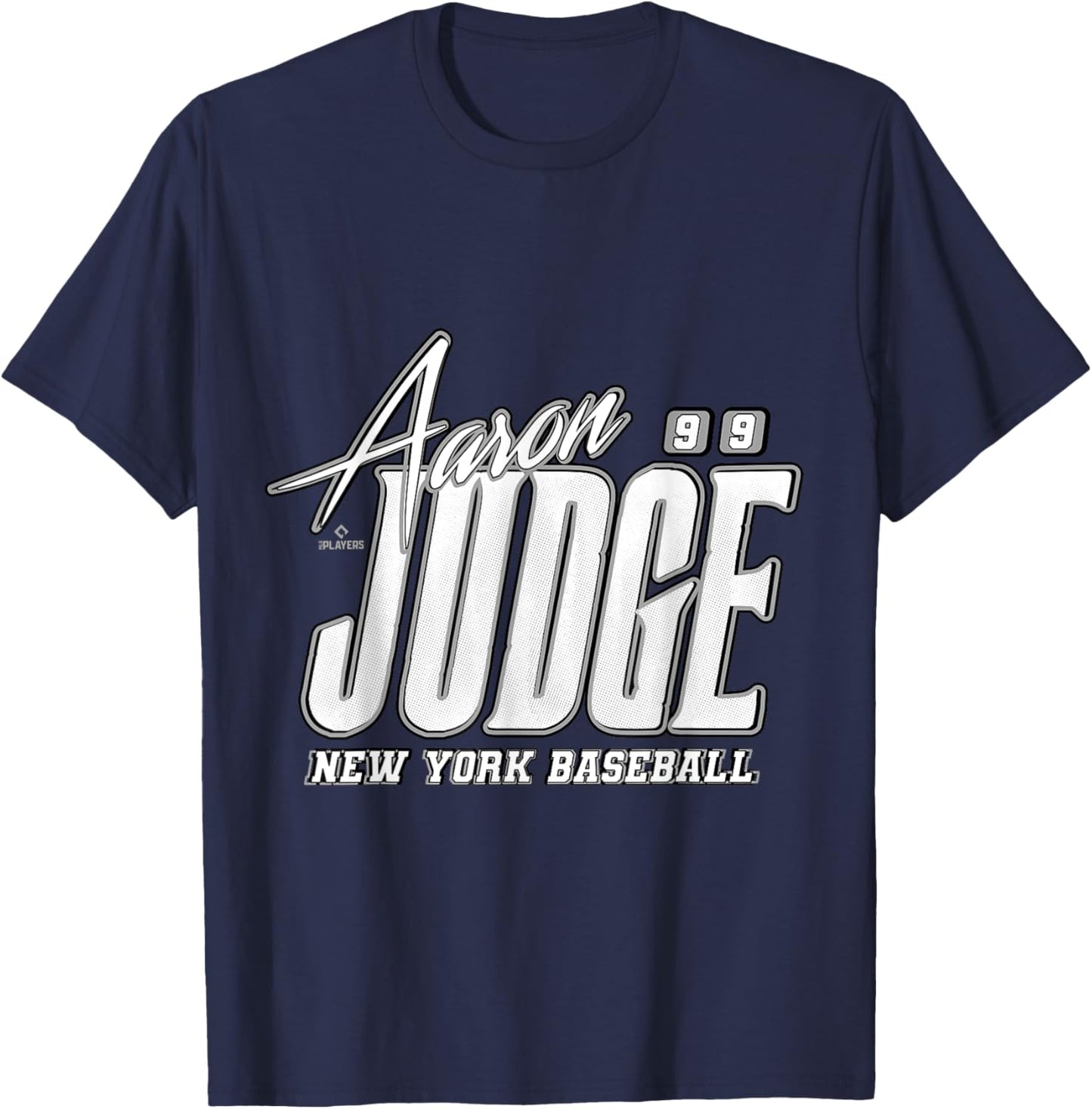 Aaron Judge New York Baseball Rock MLBPA T-Shirt - T-Shirt | Navy
