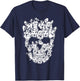 Funny Halloween Costume Skull Corgi Dog Lover Men Women Kids T-Shirt - T-Shirt | Navy